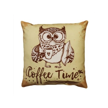 Decorative pillow on the sofa "Owls", size 40x40 cm