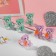 Set of children's "chosen" 2 subjects: clips, ring, cubs, color mix