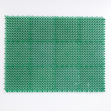 Coating carpet bristle "grass-econ", 36 × 48 cm, green color-1