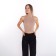 Top female, beige color, size 42 (s)