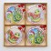 New Year! Set of suspensions in a wooden gift package, 12 pcs.