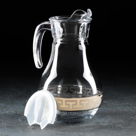 Greek pattern jug for water, 1 liter-2