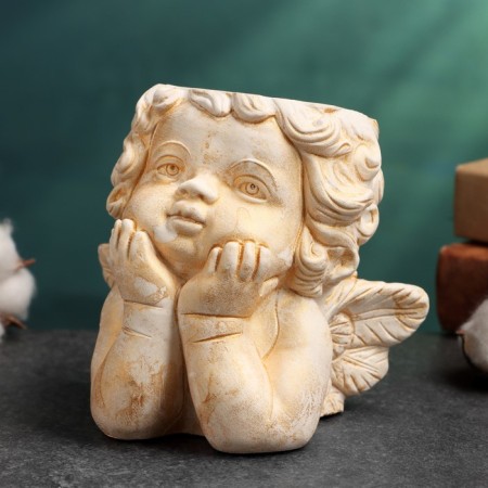 Summary "Praying Angel" 10x11.5x11cm, gilding-2
