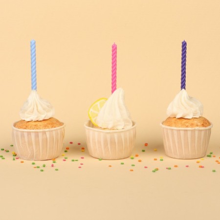 Set of candles for the cake "Happy Birthday", 8 pieces, Minnie Mouse-4