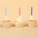 Set of candles for the cake "Happy Birthday", 8 pieces, Minnie Mouse