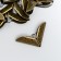 Metal corner "Antique" bronze 3.1x3.1x0.7 cm