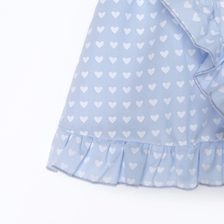 A set for a girl (top, skirt) KAFTAN, size 34 (122-128 cm), blue color-9