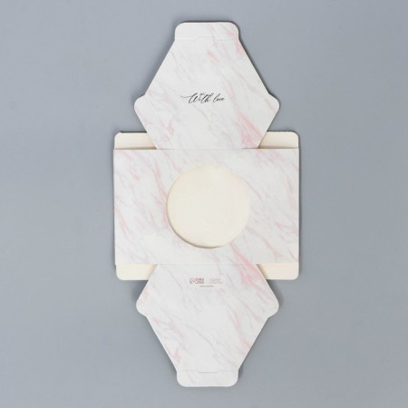 Bonbonniere box, gift packaging, “marble”, 8 x 7.5 x 6 cm-5