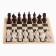 Chess desktop souvenir "terracotta army" 43x43 cm, King H-9.5 cm, pawn H-7.5 cm