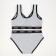 Female set (top, panties) Gray color, size 42-44