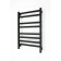 Electric towel Grois Bruno, 500x800 mm, 8 crossbars, lower, black