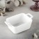 Porcelain -porcelain form Wilmax, 15 × 9.5 cm, white color