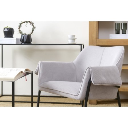 ALINE lounge Capes, 760 × 610 × 750 mm, Shenill, the color is light gray-2