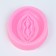 Silicone form "18+", 8 x 6.5 cm, pink