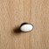 Handle button tundra RK023BL Light, black with a white insert, 8 pcs TMP