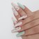 Fresh liners, 12 pcs, with adhesive plates, ballerina shape, pink/turquoise color