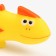 Bruttering "chameleon" for dogs, 19 cm, yellow
