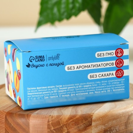 Fruit pastille, without sugar, 200 g.-3