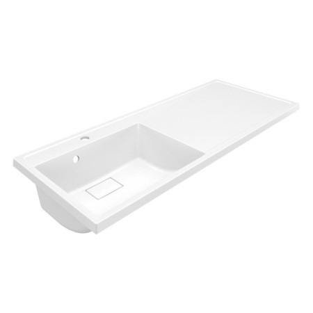 Sink over the washing machine Uperwood Magenta, 110 cm, left, white-1
