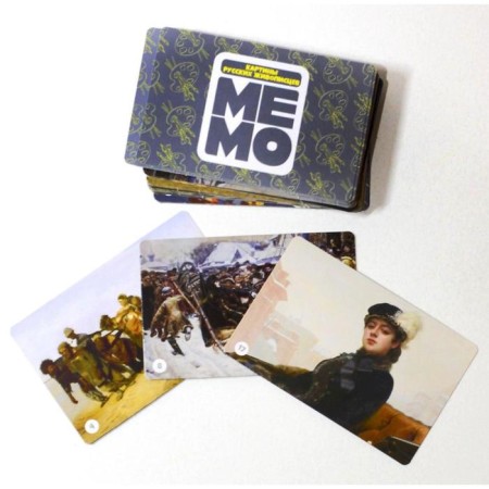 Настольная игра «Мемо. Картины русских художников», 50 карточек-3