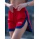 Women's shorts isee, size 50 cm, red color