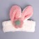 Carnival bandage "Bunny" with a flower, color mix