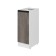 Floor cabinet with 1 door Noktyurn, 300x450x820, white/dark concrete/anthracite
