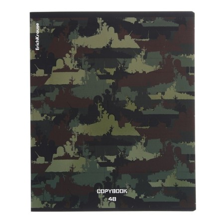Notebook of 48 sheets in the Erichkrause "Erichkrause Military", matte lamination, an offset block 100%, mix-1