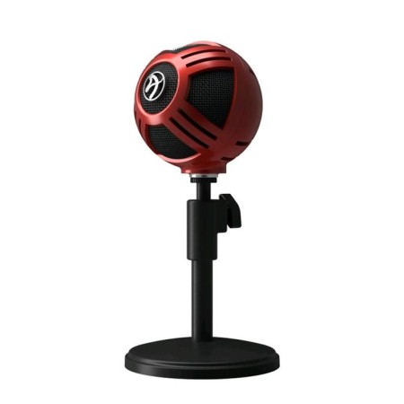 Computer microphone Arozzi sfera, 50-16000 Hz, 44 dB, USB, 1.8 m, red-1