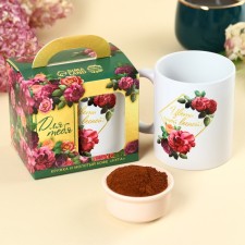 The set “Blave from love”: Ground coffee with taste: Nuga 30 g, mug 300 ml.