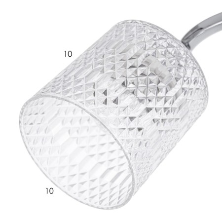 Ceiling chandelier "Amis" E27 5x40W chrome 52x52x22cm-5