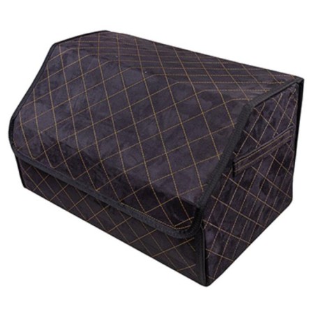 Skyway Expensiv 49x30x30 cm alcantara, black, black line, gold, S06404008
