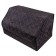 Skyway Expensiv 49x30x30 cm alcantara, black, black line, gold, S06404008