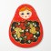 Defense board "Matryoshka", 20 × 26 cm, Khokhloma