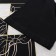 Female T-shirt, black color, ONE SIZE (42-46)