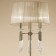 Tortra Tiffany, E27, G9, 6x20, 5W, 1750 mm, Antique brass color