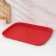 Rectangular trace Verona, 47 × 35.5 × 2.5 cm, red color