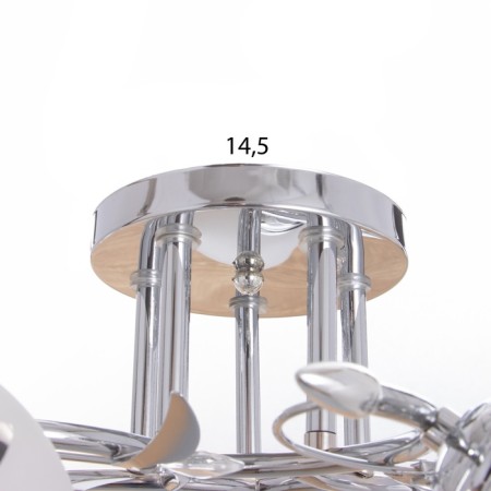 Jeannet chandelier 5x40W E27 Chrome Model: 2800064-5
