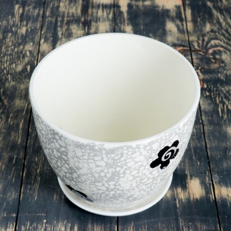Flower pot "Winter Garden" No. 4 High oval 2.6l-5