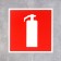 The "Fire extinguisher" tablet 100 x 100, the adhesive base