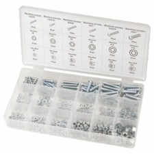 Set of machine nuts and bolts service key, 420 items