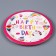 Paper plate “Happy Birthday”, unicorn, in a set of 6 pcs.