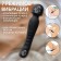 Vibrator of a bilateral oka-clips, 7 modes, with heating to 42 degrees, black
