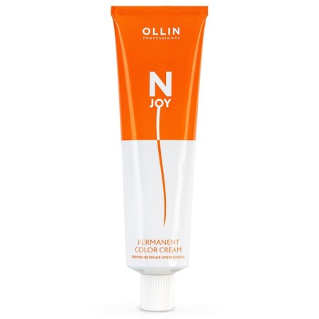 Cream-color hair Permanent Ollin Professional N-Joy, tone 7/77, blond-brown-brown, 100 ml-5