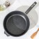 Granite pan, d = 28 cm, plastic handle, anti -stick coating, gray color