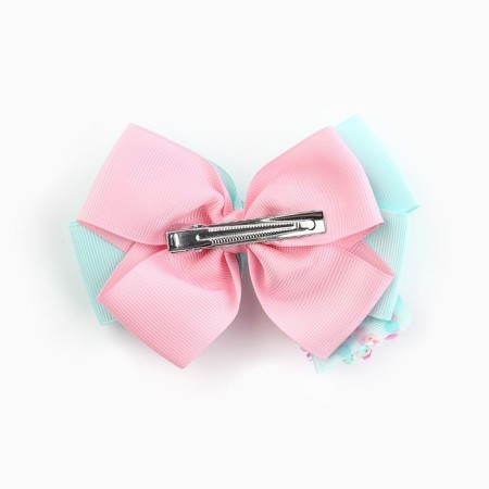 Outlet. Hair bow on a hairpin, 12.5 cm, cold heart-2