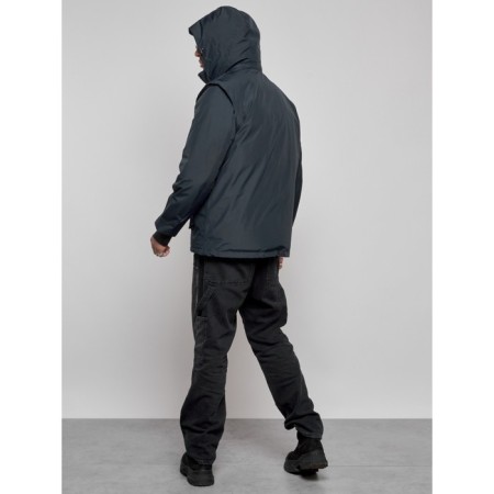 Luy jacket transformer male winter, size 56, dark blue color-4