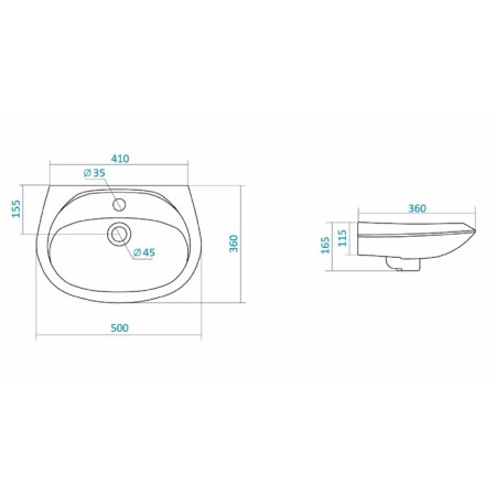 Santek Santek Breeze, width 50 cm-4