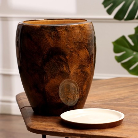 Set of pots 3 pcs. "Spring" brown 15 l/ 5.5 l/ 1.5 l-2