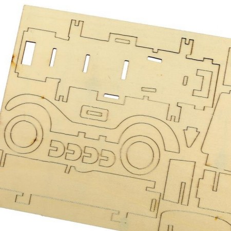 Wooden designer "Car" 38 parts-2